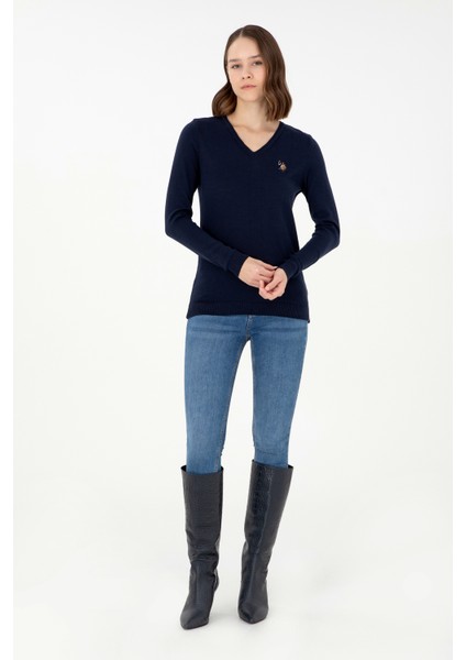 Kadın Lacivert Kazak /Triko 50288983-VR033 fırsatları