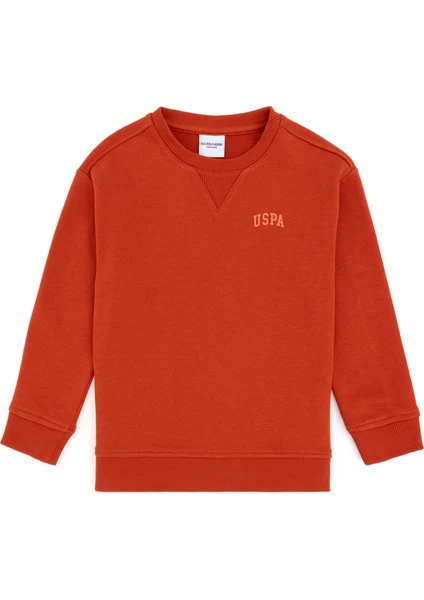 U.S. Polo Assn. Erkek Çocuk Kiremit Sweatshirt 50295151-VR031