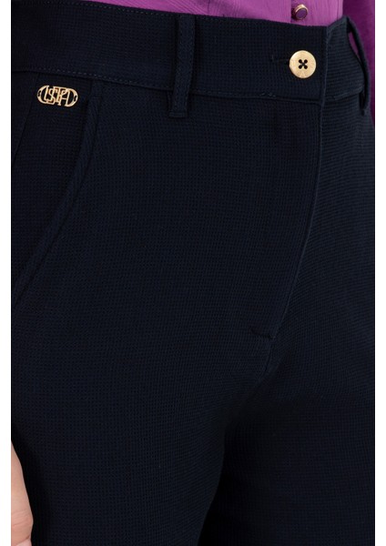 U.S. Polo Assn. Kadın Lacivert Pantolon (Kanvas-Chino) 50290900-VR033