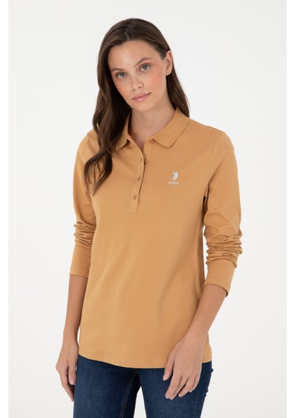 U.S. Polo Assn. Kadın Camel Sweatshirt 50289541-VR015