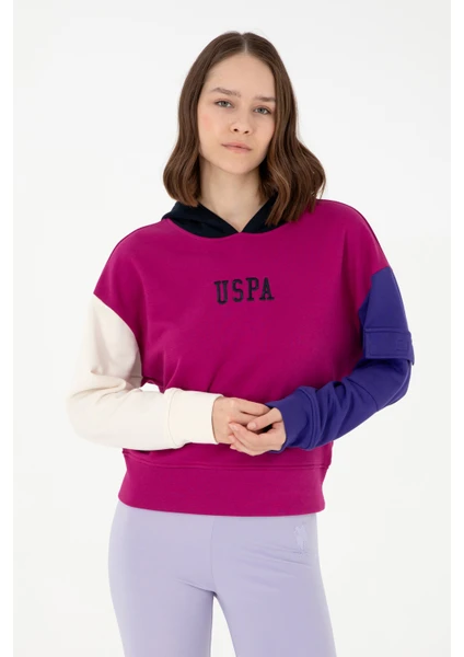 U.S. Polo Assn. Kadın Fuşya Sweatshirt 50291269-VR023