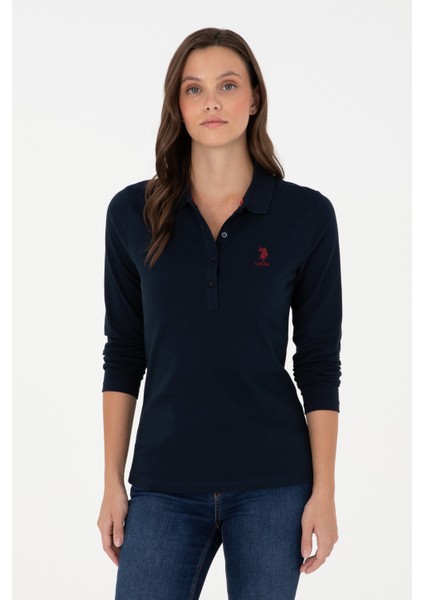 U.S. Polo Assn. Kadın Lacivert Sweatshirt 50289541-VR033