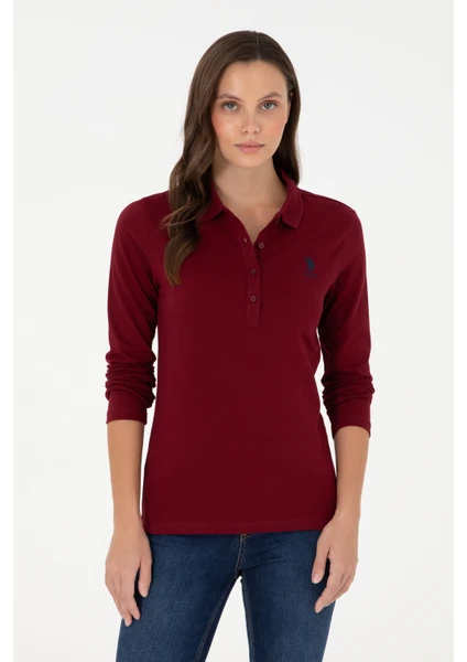 U.S. Polo Assn.  Kadın Bordo Sweatshirt 50289541-VR014