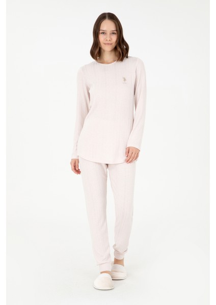 Kadın Bej Pijama Takım 50302057-VR011