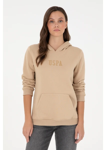 U.S. Polo Assn.  Kadın Kum Sweatshirt 50289536-VR085