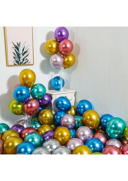 Balon Diyarı 5 Inç  Mini Krom Balon