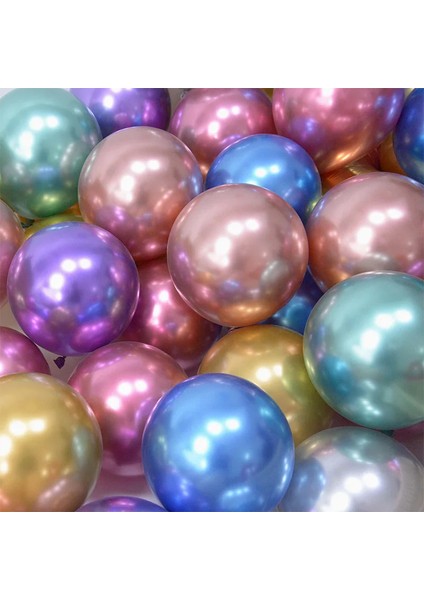 5 Inç Mini Krom Balon