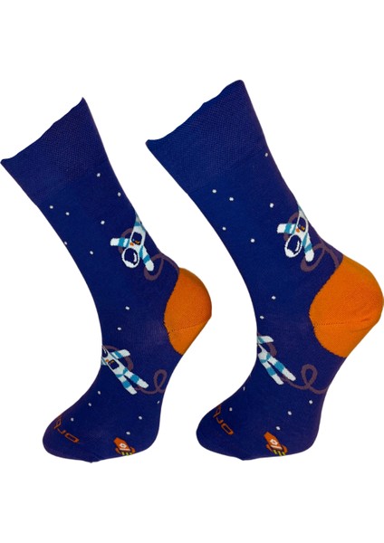 Astronot Desen Çorap modelleri