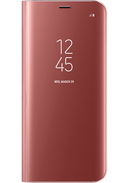 Oppo A5S Uyumlu Clear View Aynalı Kapaklı Kılıf