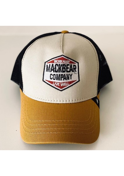 Mackbear Ayarlanabilir Unisex Şapka Krem Sarı fiyatları