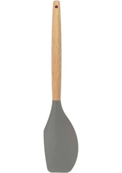 Silikon Sıyırma Spatulası Ahşap Sap (Ash-13)