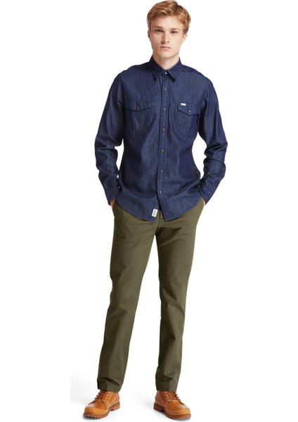 Stretch Twill Chino Pant (Straight)