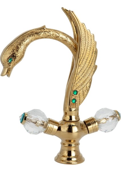 Ördek Görünümlü Lavabo Bataryası - Gold