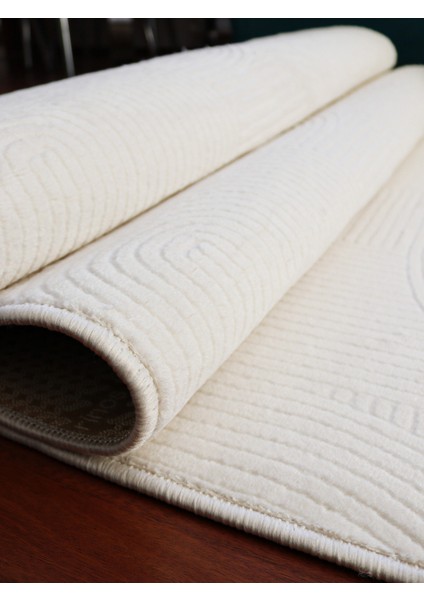 Joy Kaymaz Taban Oda Salon Koridor Mutfak Halı Kalın Yolluk Açık Bej fırsatları