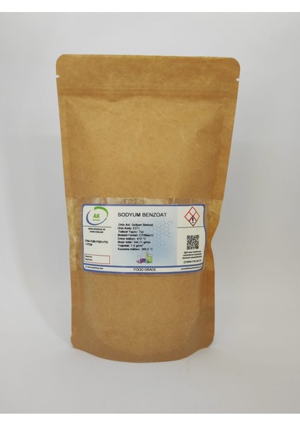 SODYUM BENZOAT (FOOD GRADE E211) 250 G