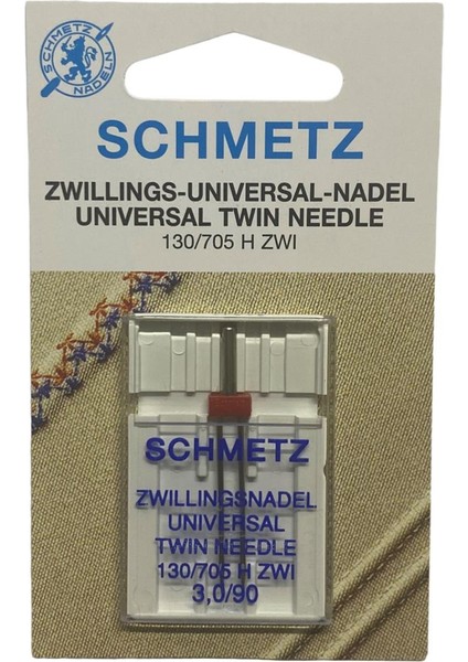 Ev Tipi Aile Dikiş Makinesi Çiftli Dikiş Iğnesi / 130/705 H Zwı 3.0/90