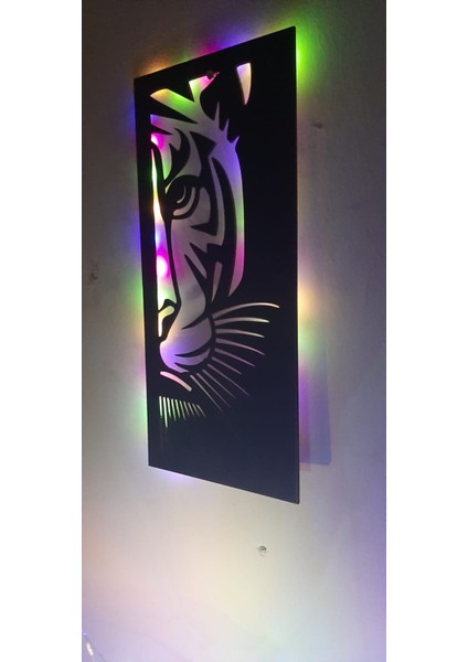 Dt Dekor Treni Peri Ledli Aslan Çocuk-Genç Odası Gece Lambası