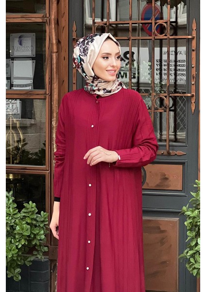 Triko Hırka 6988 Bordo