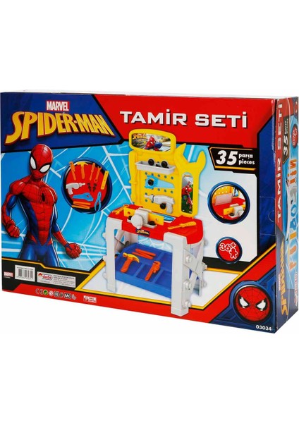 Spıderman Tezgahlı Tamir Seti 35 Parça 73 cm indirimleri