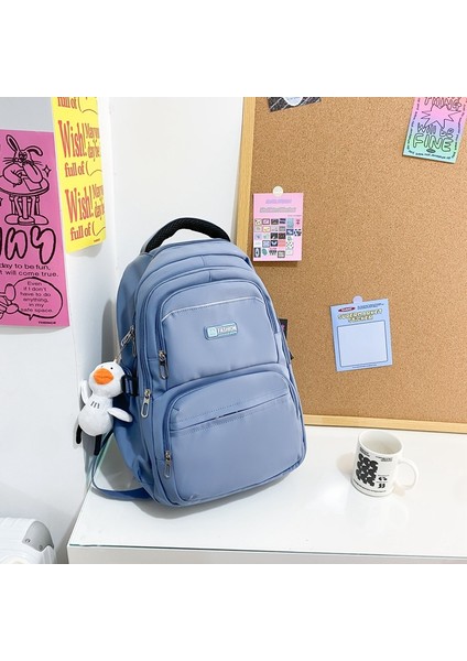 Okul Çantası Orta Okul Rahat Sırt Çantası Sırt Çantası Büyük Kapasiteli Ortaokul Öğrencisi Okul Çantası Kadın (Yurt Dışından)