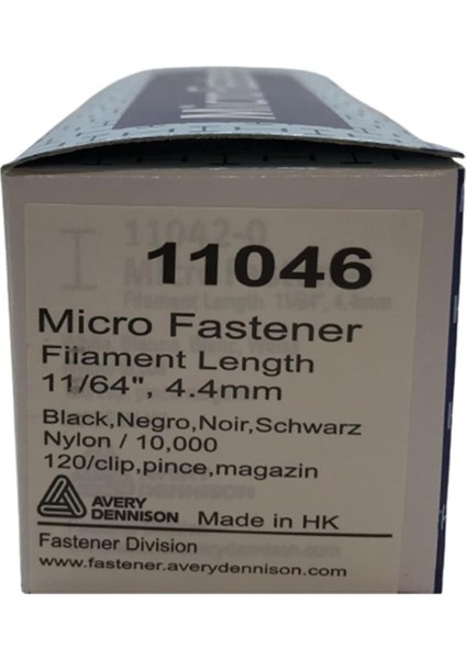 Micro Ince Siyah Kılçık 4.4mm / 11046 10.000ADET