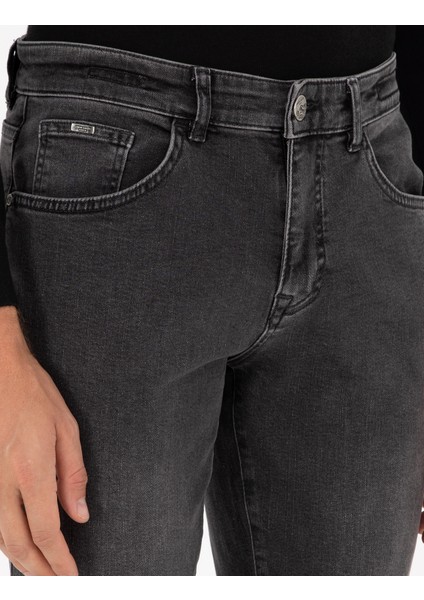 Erkek Antrasit Straight Fit Jean Pantolon 50295891-Vr006