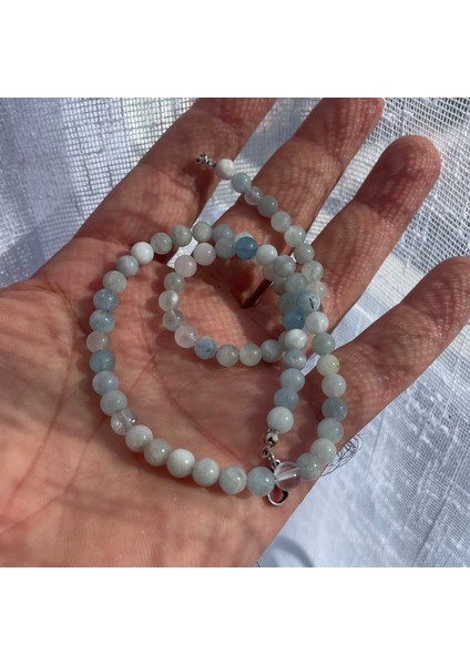 Aqua Marine Doğaltaş Kolye fiyatları