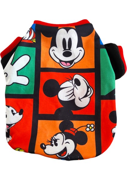 Kedi Köpek Kıyafeti Renkli Sweatshirt