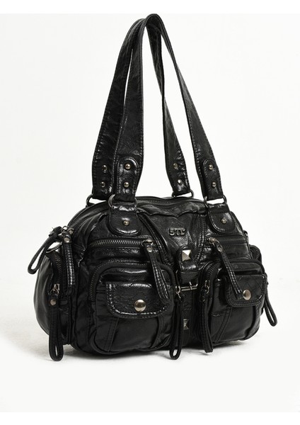 Y.s.deri Kadın Omuz Çantası Vegan Deri Çok Cepli Çapraz Askılı Bayan Çantası 30*20 cm fiyatları