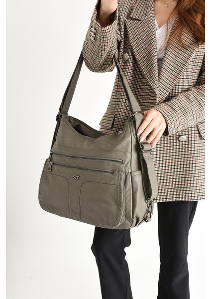 Yıkama Suni Deri Kadın Omuz Sırt Çantası Fonksiyonel Kullanım Bayan Çanta 25*35 cm Postacı Çanta fiyatları