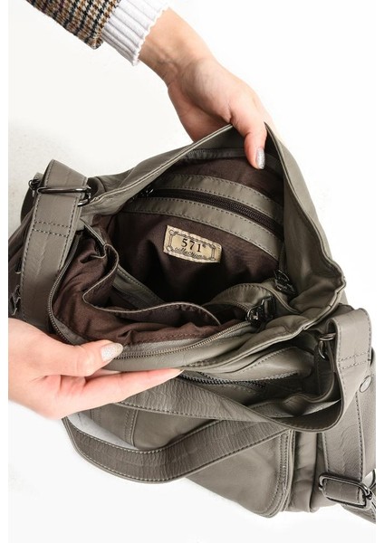 Yıkama Suni Deri Kadın Omuz Sırt Çantası Fonksiyonel Kullanım Bayan Çanta 25*35 cm Postacı Çanta indirimleri