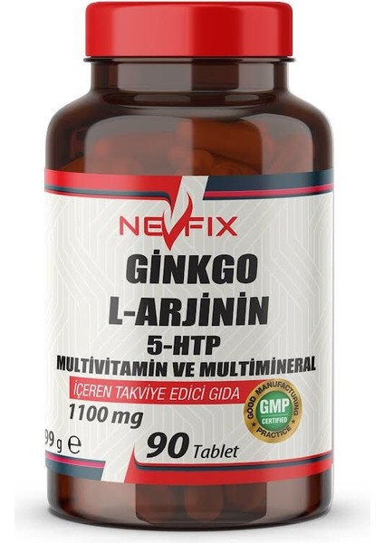 Ginkgo L-Arjinin 5 Htp Multivitamin Ve Multimineral