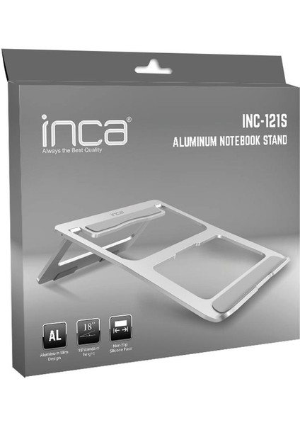 INC-121S Alimünyum Notebook Standı