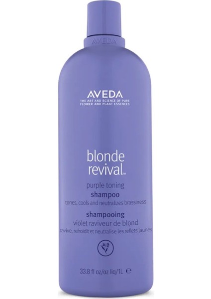 Blonde Revival Sarı, Gri ve Doğal Gri Tonlu Saçlar İçin Turunculaşma Karşıtı Mor Şampuan 1000 ml