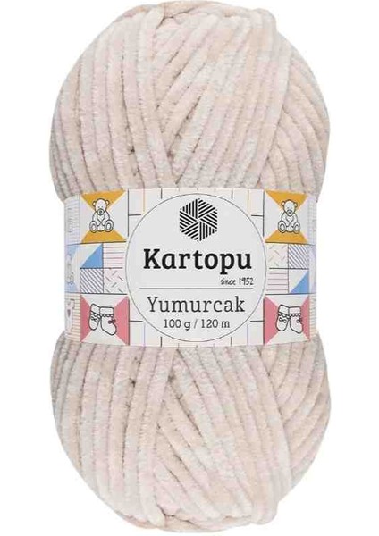 Yumurcak 5 Adet Kadife ip No 863 Taş Rengi