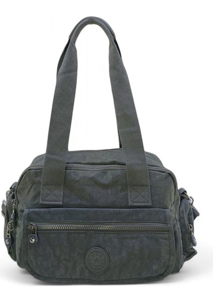 Klinkır Omuz Çantası Çok Cepli Hafif Kumaş 30*20 cm Çapraz Postacı Çanta Günlük Kullanıma Uygun