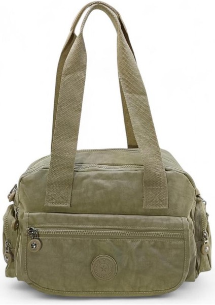 Klinkır Omuz Çantası Çok Cepli Hafif Kumaş 30*20 cm Çapraz Postacı Çanta Günlük Kullanıma Uygun