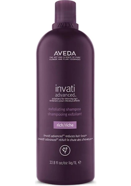 Invati Advanced Rich - Yoğun Dokulu Şampuan 1000 ml