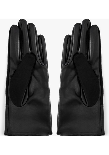 Suni Deri Eldiven Metal Aksesuarlı fiyatları