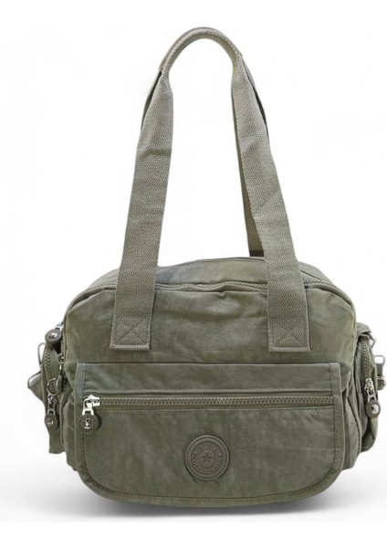 Klinkır Omuz Çantası Çok Cepli Hafif Kumaş 30*20 cm Çapraz Postacı Çanta Günlük Kullanıma Uygun