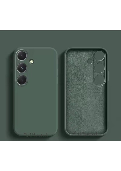 Samsung Galaxy S24 Fe Kılıf Lansman Kamera Korumalı Içi Kadife Yumuşak Renkli Silikon Mat Hisli
