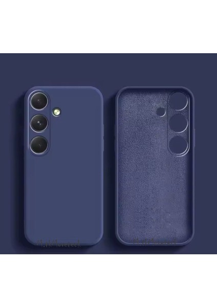 Samsung Galaxy S24 Fe Kılıf Lansman Kamera Korumalı Içi Kadife Yumuşak Renkli Silikon Mat Hisli
