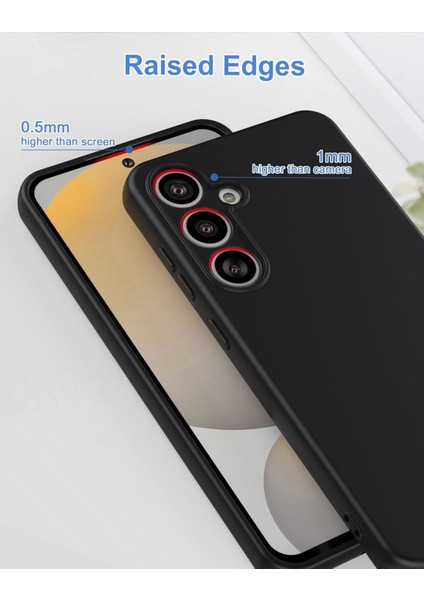 Samsung Galaxy S24 Fe Kılıf Lansman Kamera Korumalı Içi Kadife Yumuşak Renkli Silikon Mat Hisli