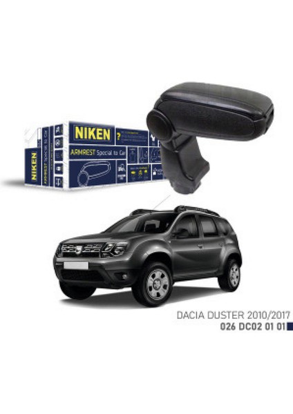 Dacia Duster 201-2024 Araca Özel Kolçak Kol Dayama Siyah - Tek Ebat 13