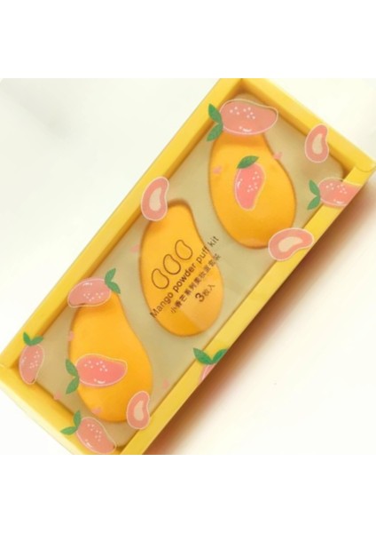 Mango Makyaj Süngeri - Kutulu Makyaj Süngeri Seti - 3'lü