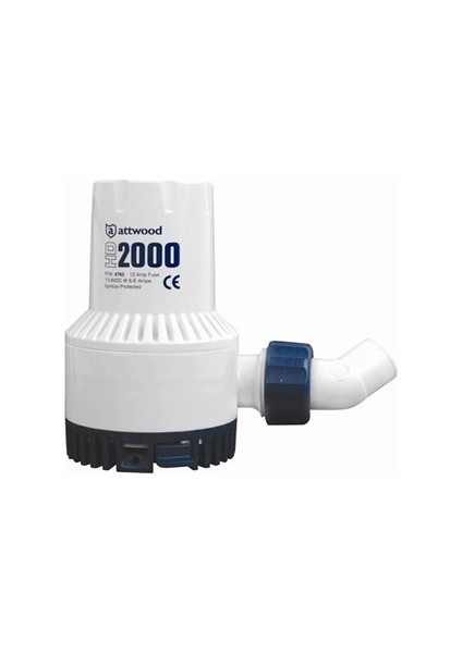 Attwood HD2000 Ağır Hizmet Sintine Pompası 2000 Gph 12V