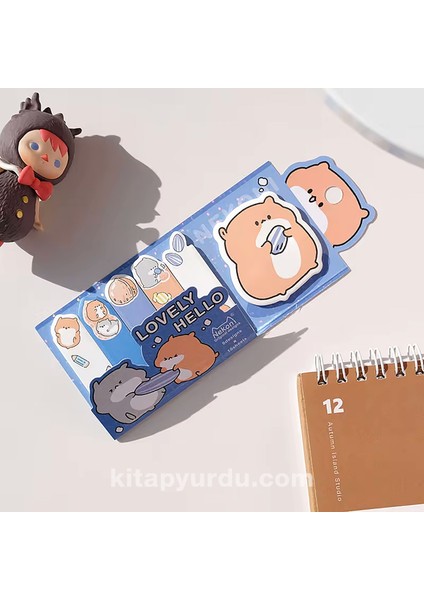 Sevimli Hamster Yapışkan Not Seti • Index Sticker (GGK-ZE005)