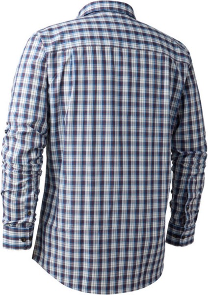 Jeff Shirt 78179 Mavi Kareli Gömlek 43 modelleri