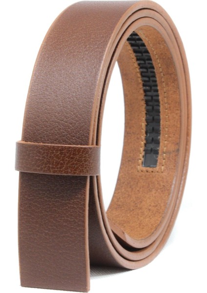 3'lü Manda Derisi Otomatik Tokalı Deliksiz Erkek Kemeri - Otomatik Kemer modelleri