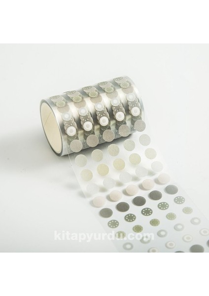 Zeytin Yeşili Halkalar Rulo Bant (GGK-ZN007)